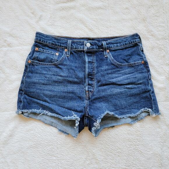 Levi's 501 High Waisted Cutoff Shorts - Picture 1 of 5